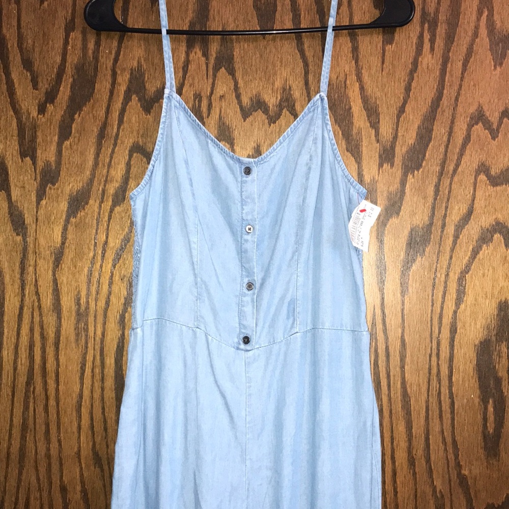 Denim romper